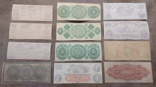 Reprint of United States Obsolete Currency 1838-1867 y. SET-C FREE SHIPPING!