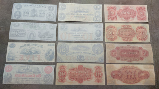 Reprint United States Obsolete Currency 1854-1863 y. SET-G FREE SHIPPING !!!