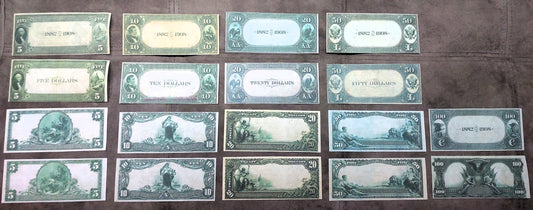 Reprint on paper with W/M United States 1882-1927 National Bank DATE BACK !!!