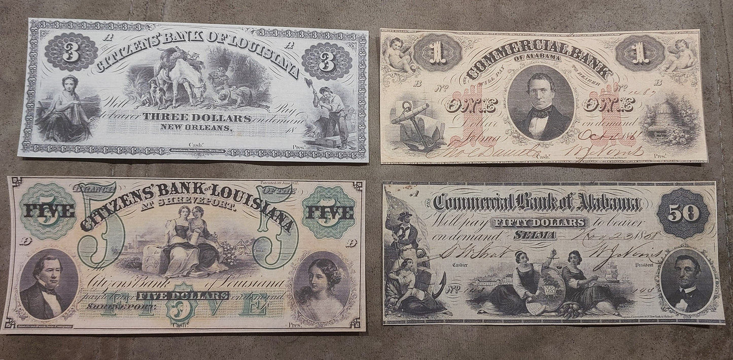 Reprint of United States Obsolete Currency 1838-1867 y. SET-C FREE SHIPPING!