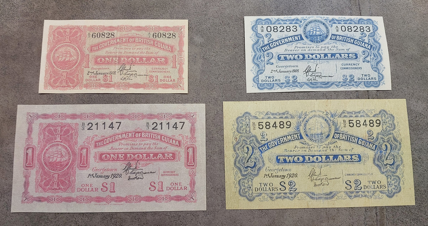 Reprint on paper with W/M British Guiana Administration 1916-1952 FREE SHIPPING