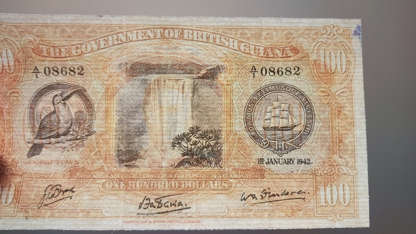 Reprint on paper with W/M British Guiana Administration 1916-1952 FREE SHIPPING