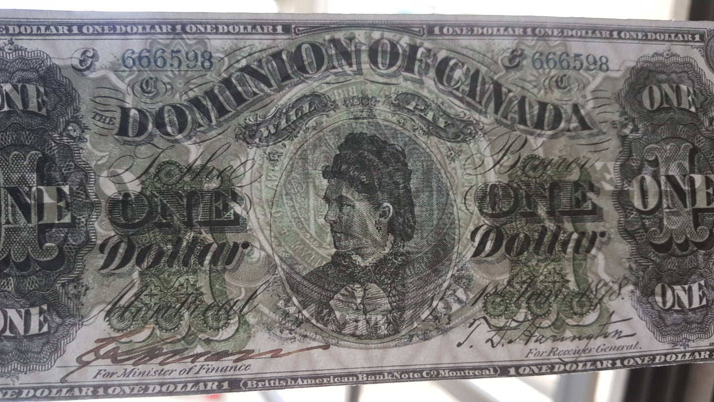 Reprint on paper with W/M Canada 1878 - 1898 FREE SHIPPING !!!