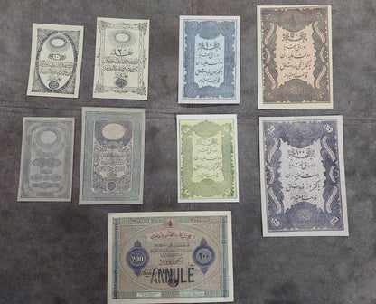 Réimpression sur papier avec filigrane Empire Ottoman 1852-1863. LIVRAISON GRATUITE !!! NOUVEAU