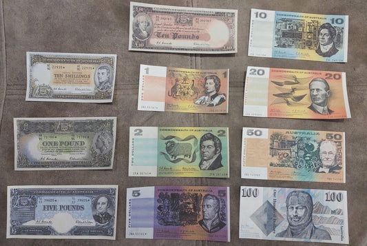 Réimpression sur papier avec filigrane Commonwealth d'Australie 1953-1994 a. Livraison gratuite !