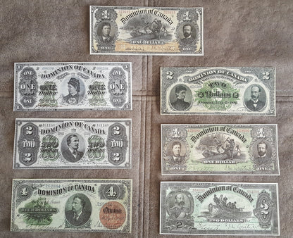 Réimpression sur papier avec filigrane Canada 1878 - 1898 LIVRAISON GRATUITE !!!