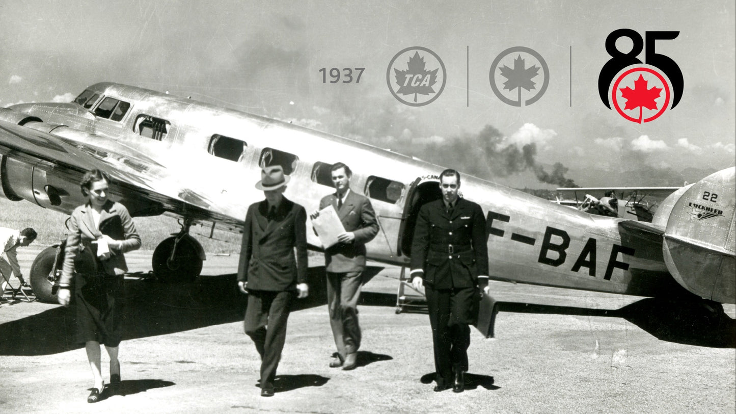 Reprint on paper  with W/M Canada (SET-A) 1937 - FREE SHIPPING