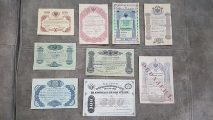 Reimpresión en papel con W/M Rusia 1843-1865 a. ENVIO GRATIS !!!