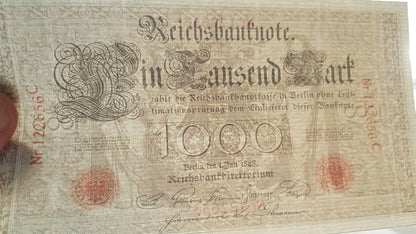 Reprint on paper with W/M the Rarest Editions. Germany 100 Marks. FREE SHIPPING!