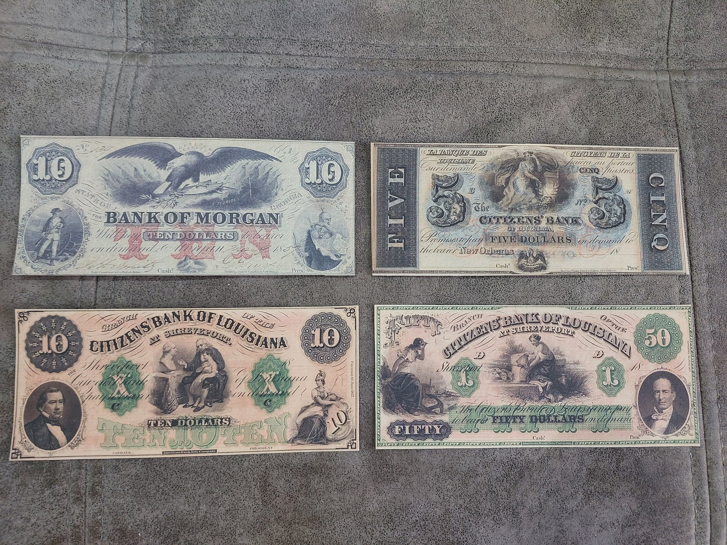 Reprint of United States Obsolete Currency 1850-1859. SET-D FREE SHIPPING !