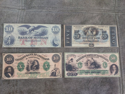 Réimpression de monnaie obsolète des États-Unis 1850-1859. ENSEMBLE D LIVRAISON GRATUITE !