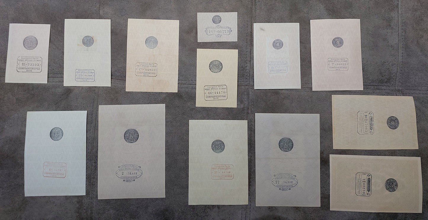 Reprint on paper with W/M Ottoman Empire 1876-1877 y. FREE SHIPPING !!!