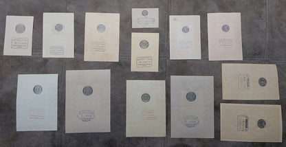 Réimpression sur papier avec filigrane Empire ottoman 1876-1877. LIVRAISON GRATUITE !!!