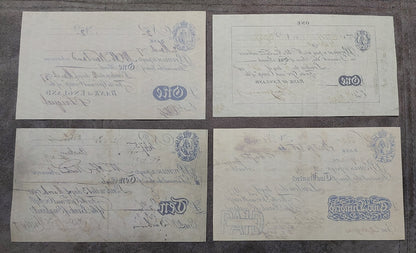 Réimpression sur papier avec filigrane Angleterre 1 - 200 livres 1790-1818. LIVRAISON GRATUITE AU ROYAUME-UNI !