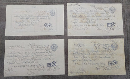 Réimpression sur papier avec filigrane Angleterre 1 - 200 livres 1790-1818. LIVRAISON GRATUITE AU ROYAUME-UNI !