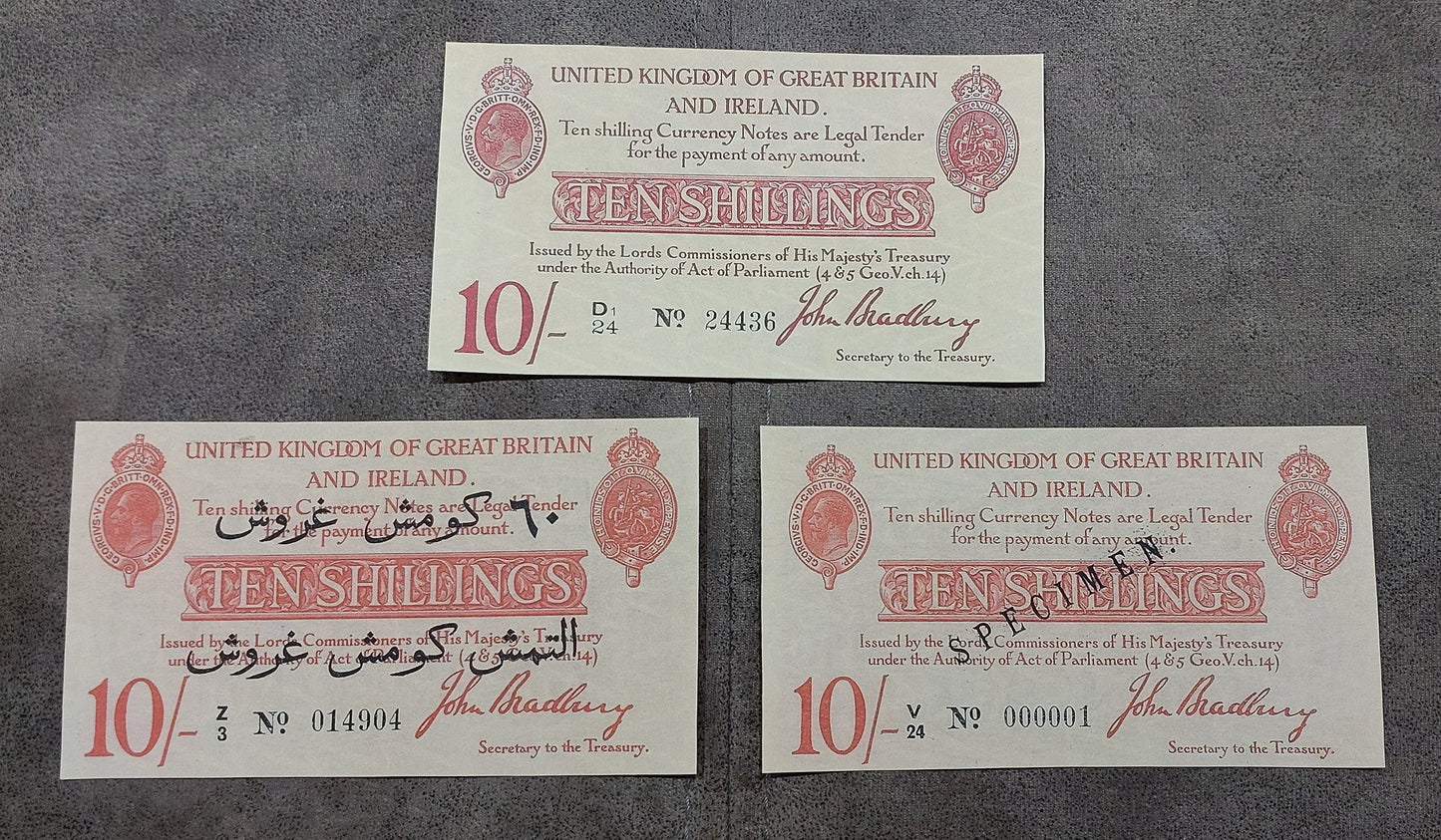 Reprint on paper with W/M Great Britain UK Shilling+Pound 1914-1917 FREE SHIPP.