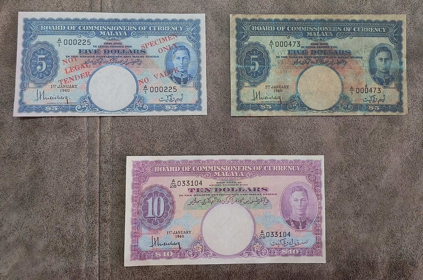 Reprint on paper with W/M MALAYA BRITISH ADMINISTRATION 1940 y. UK colony.