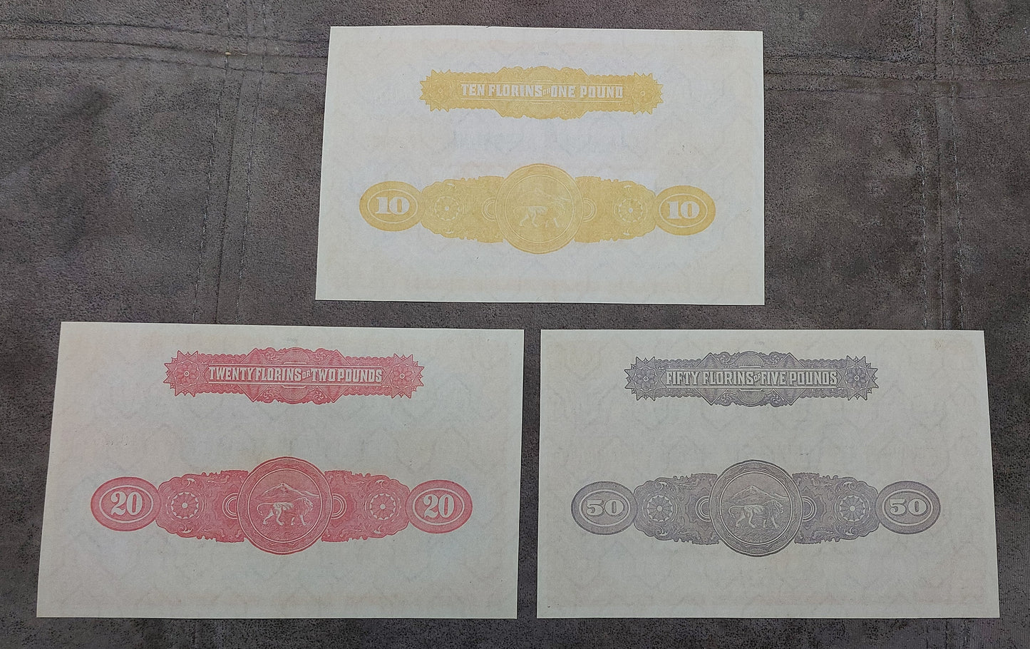 Reprint on paper with W/M East Africa 1920 y. British Administration, UK colony.