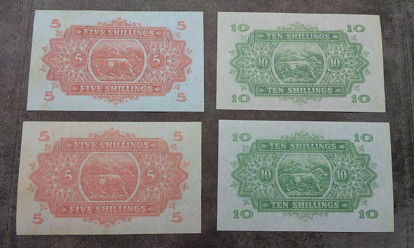 Reprint on paper with W/M East Africa 1921-1933 y. British Admin, UK colony.