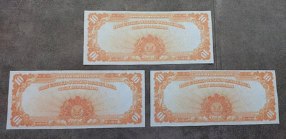 Réimpression sur papier avec filigrane États-Unis 1905-1913, pièce Dollar Or LIVRAISON GRATUITE !!