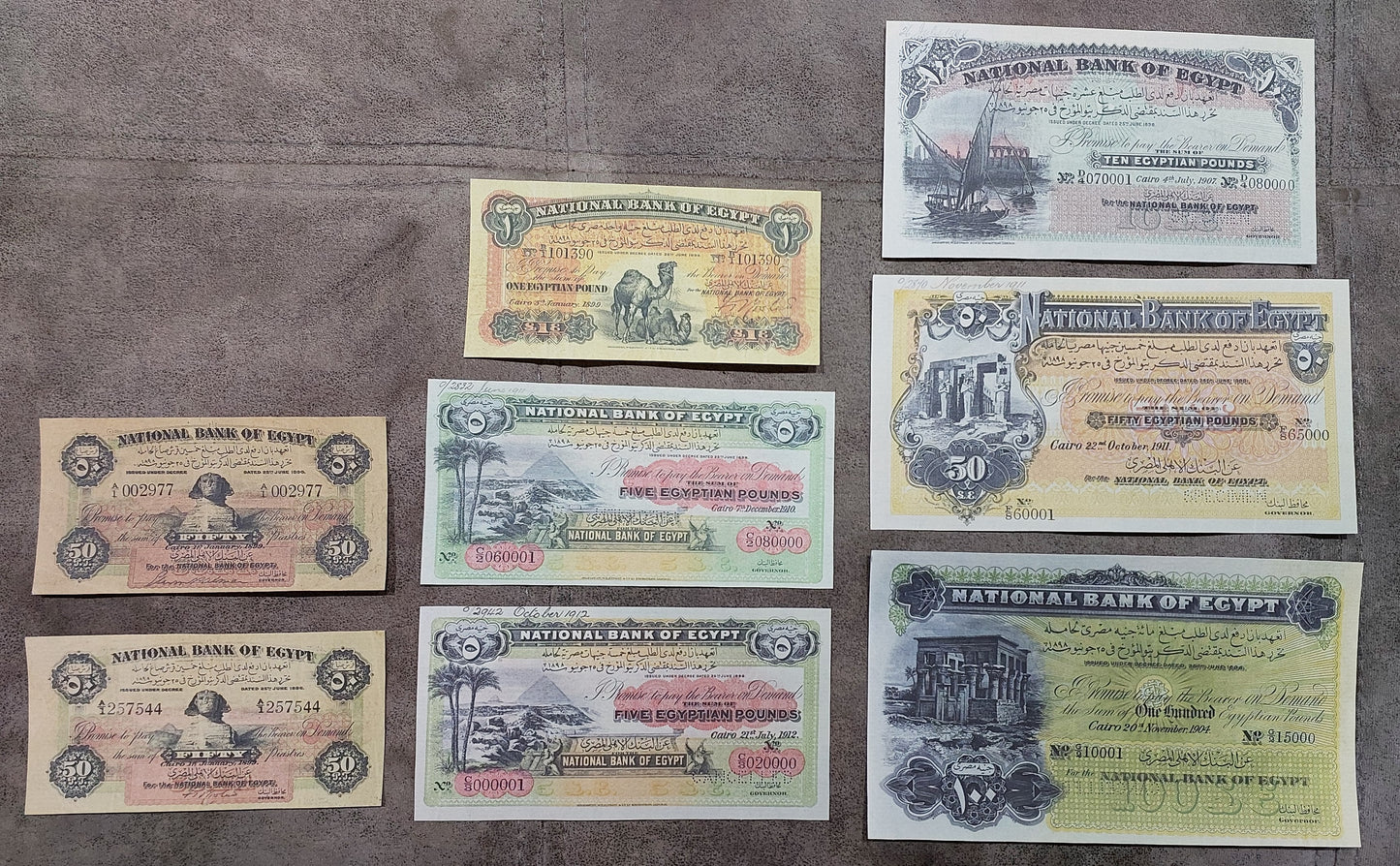 Reprint on paper with W/M Egypt-Palestine 1898-1912 y. FREE SHIPPING!!!