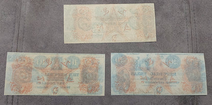 Réimpression États-Unis Monnaie obsolète Texas 1839-1841 a. ENSEMBLE-I, LIVRAISON GRATUITE!