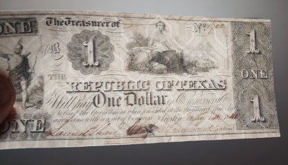 Réimpression États-Unis Monnaie obsolète Texas 1839-1841 a. ENSEMBLE-I, LIVRAISON GRATUITE!