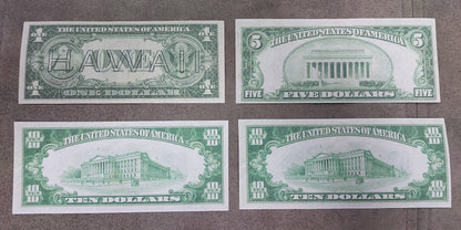 Réimpression sur papier avec filigrane Billets de banque en argent des États-Unis 1928-1935 LIVRAISON GRATUITE