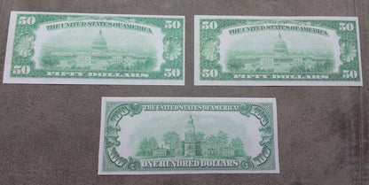 Réimpression sur papier avec filigrane Billets des États-Unis 1934-1935 LIVRAISON GRATUITE