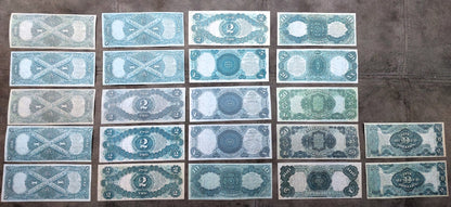 Réimpression sur papier avec filigrane États-Unis Tous types 1874-1875 LIVRAISON GRATUITE !