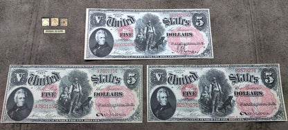 Réimpression sur papier avec filigrane États-Unis Tous types 1874-1875 LIVRAISON GRATUITE !