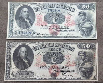 Réimpression sur papier avec filigrane États-Unis Tous types 1874-1875 LIVRAISON GRATUITE !