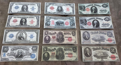 Réimpression sur papier avec filigrane Dollar américain 1901-1923. LIVRAISON GRATUITE !