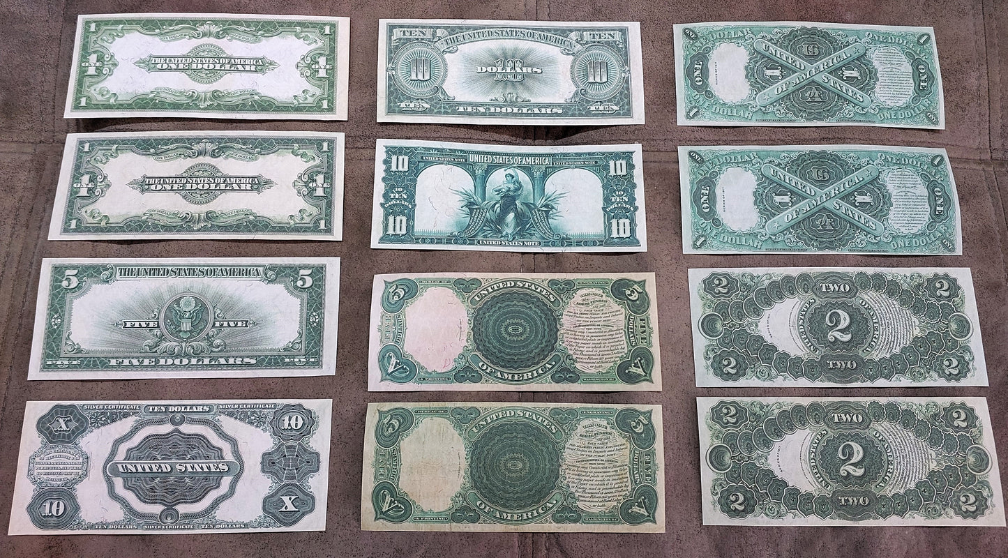 Reprint on paper with W/M United States Dollar 1901 - 1923 y. FREE SHIPPING !