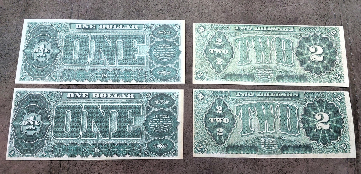 Reprint on paper with W/M United States 1890 FREE SHIPPING !!!