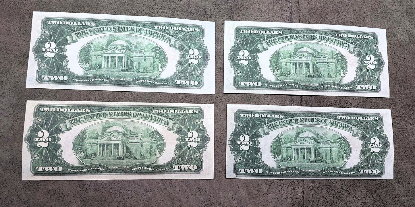 Reprint on paper with W/M United States Legal Tender notes 1928-1966 FREE SHIPP.
