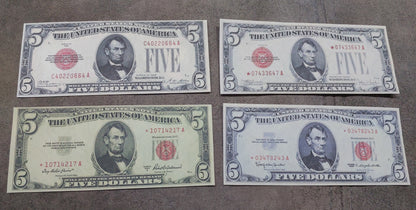Réimpression sur papier filigrané de billets de banque américains (United States Legal Tender) de 1928 à 1966 LIVRAISON GRATUITE.