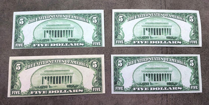 Réimpression sur papier filigrané de billets de banque américains (United States Legal Tender) de 1928 à 1966 LIVRAISON GRATUITE.