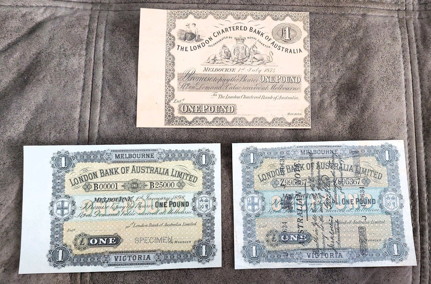 Reprint on paper with W/M  Set-A 1874-1910 Australia Free Shipping !!!