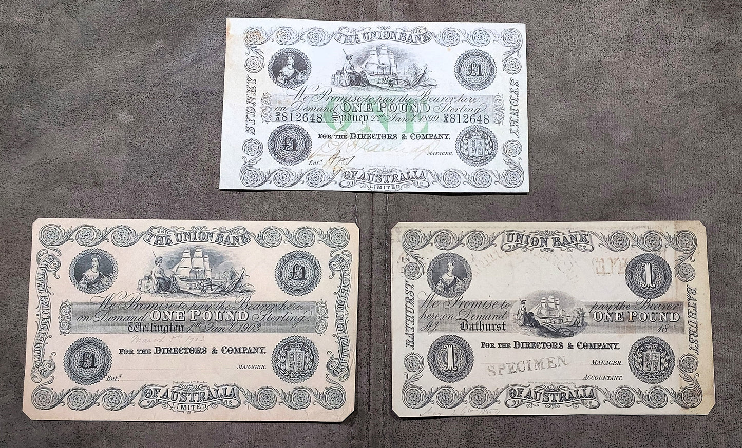 Reprint on paper with W/M Set-C 1852-1903 Australia-New Zealand Free Shipping