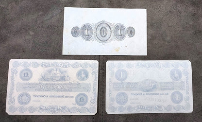 Réimpression sur papier avec filigrane Set-C 1852-1903 Australie-Nouvelle-Zélande Livraison gratuite
