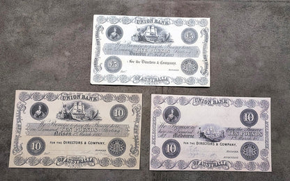 Réimpression sur papier avec filigrane Set-C 1852-1903 Australie-Nouvelle-Zélande Livraison gratuite