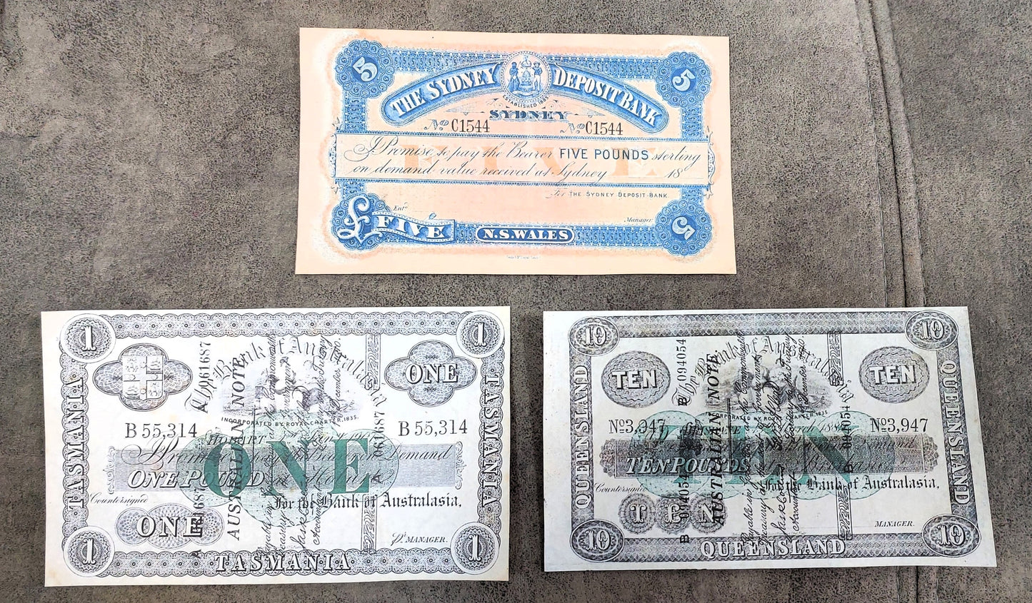 Reprint on paper with W/M Set-E 1866-1910 Australia Free Shipping !!!