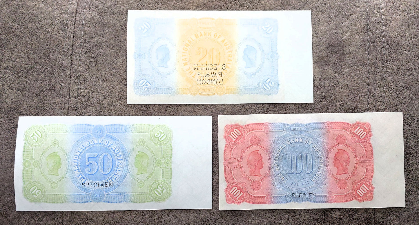 Reprint on paper with W/M Set-B 1876-1910 Australia Free Shipping !!!