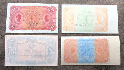 Reprint sur papier avec filigrane Set-B 1876-1910 Australie Livraison gratuite !!!