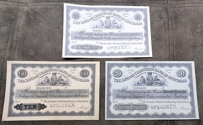 Réimpression sur papier avec filigrane Set-G 1870-1910, Australie, livraison gratuite !!!