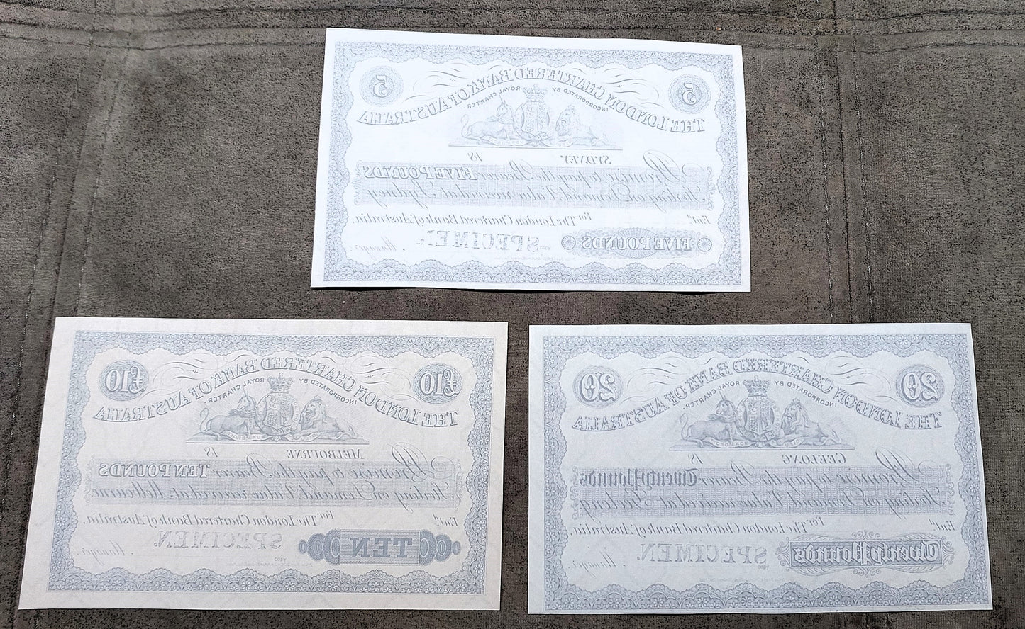 Reprint on paper with W/M Set-G 1870-1910 y. Australia Free Shipping !!!