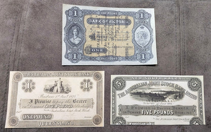 Réimpression sur papier avec filigrane Set-G 1870-1910, Australie, livraison gratuite !!!