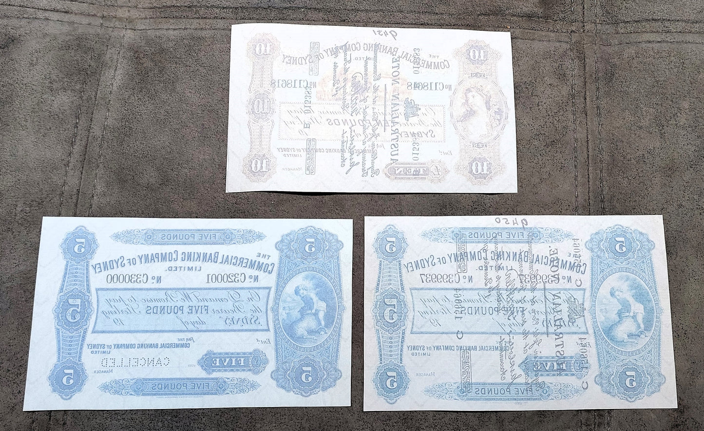 Reprint on paper with W/M Set-G 1870-1910 y. Australia Free Shipping !!!