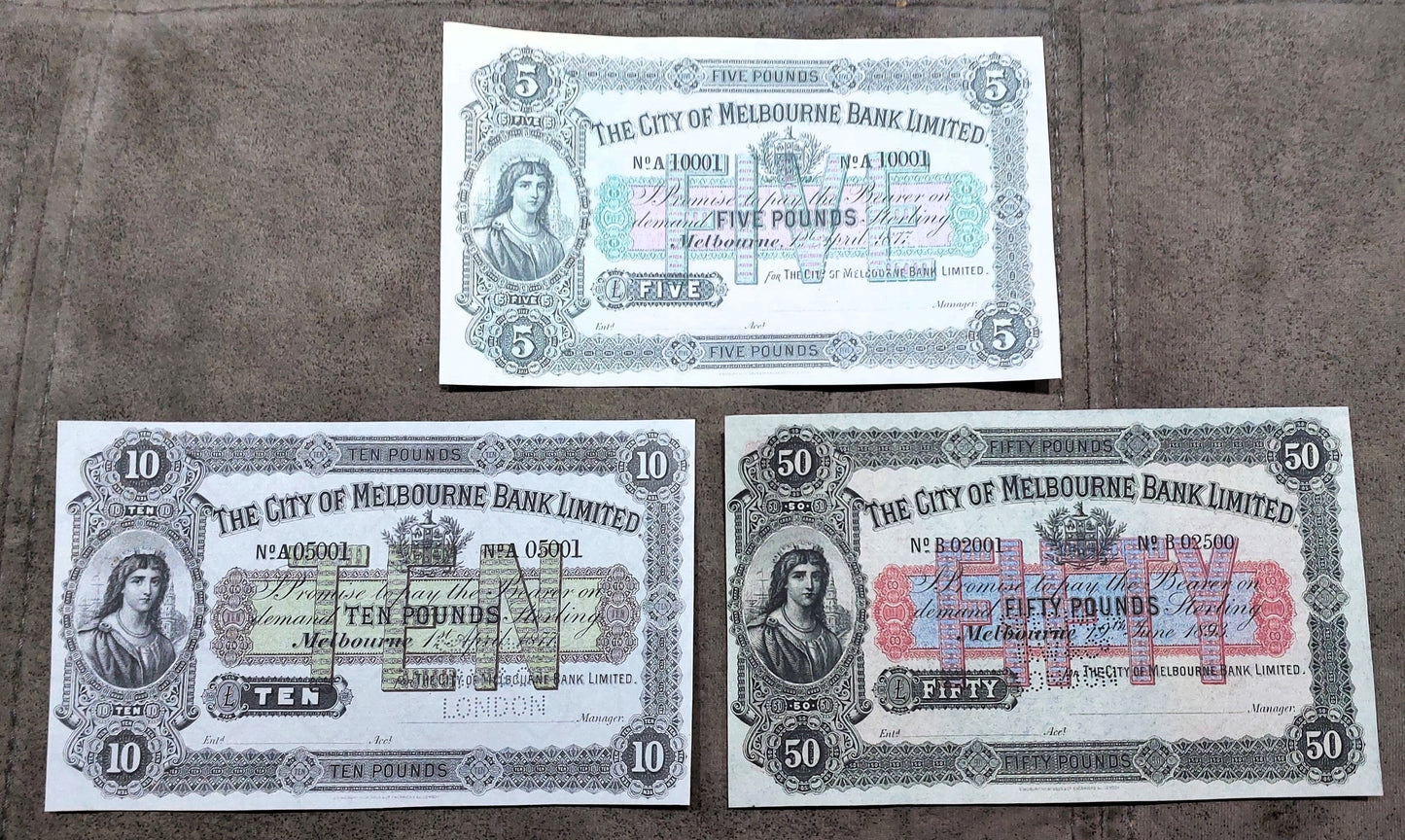 Reprint on paper with W/M Set-G 1870-1910 y. Australia Free Shipping !!!